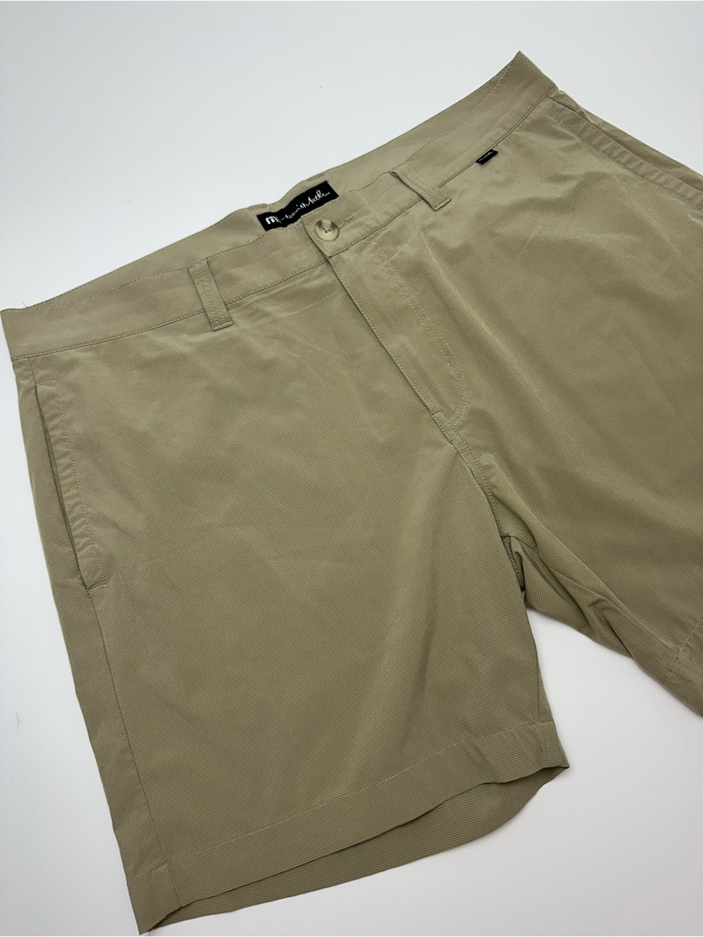 Travis Mathew Men's Khaki Performance Shorts